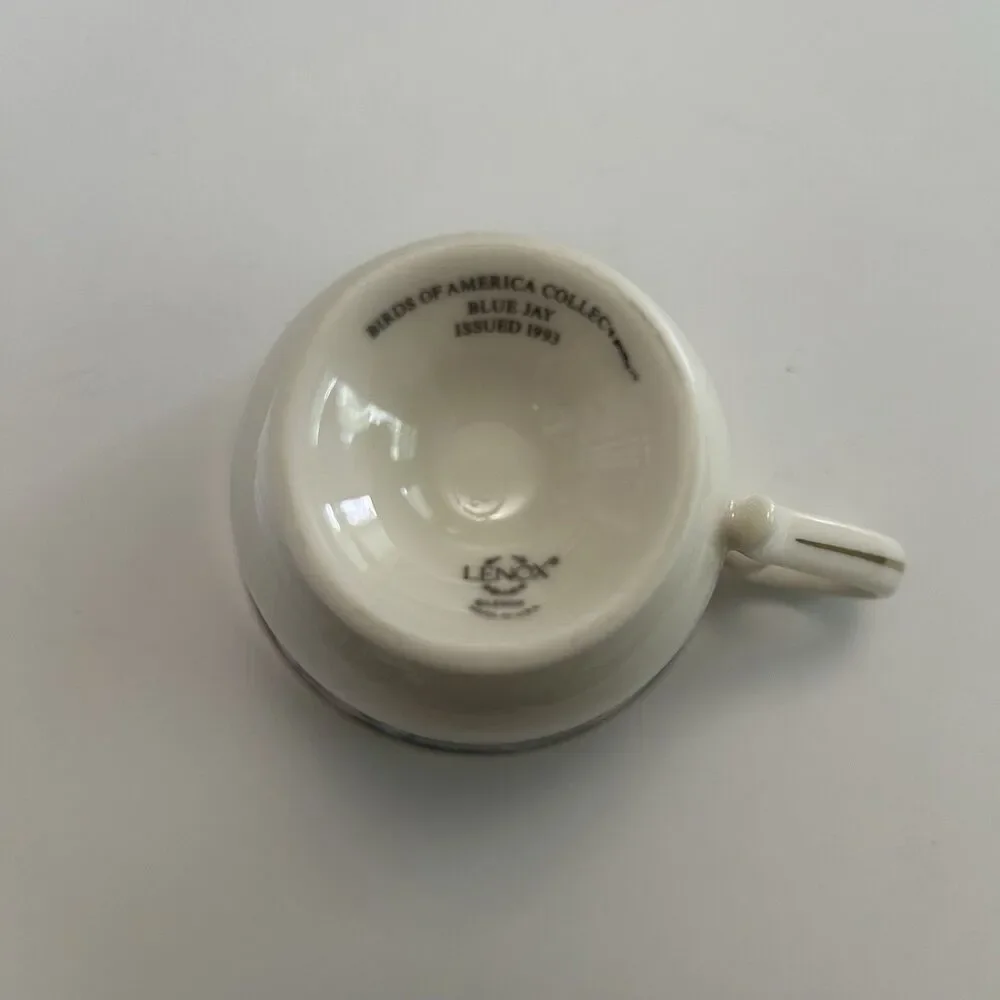 Vintage Lenox Birds of America collection 1993 Blue Jay  tea cup and saucer
